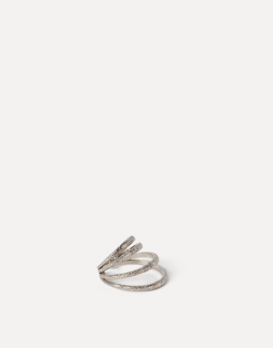 Sterling Silver ear cuff Silver Woman - Brunello Cucinelli