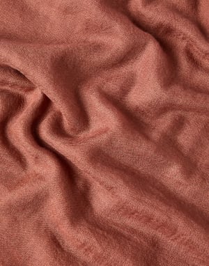 Cashmere and silk scarf Orange Woman - Brunello Cucinelli