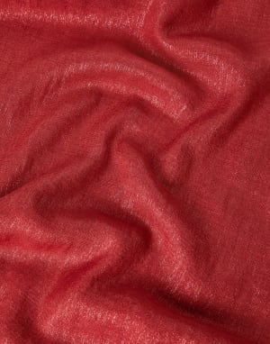 Écharpe brillante Rouge Femme - Brunello Cucinelli