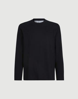 Cotton jersey T-shirt Black Man - Brunello Cucinelli