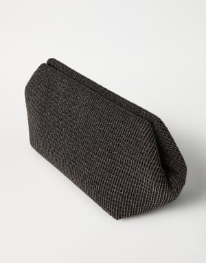 Precious ポーチバッグ パインコーンブラウン レディース - Brunello Cucinelli