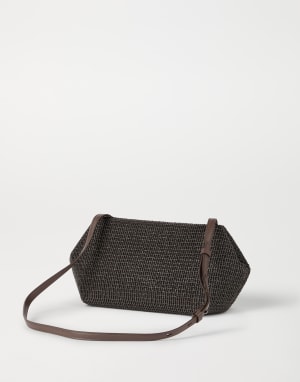 Precious pouch bag Pine Cone Brown Woman - Brunello Cucinelli