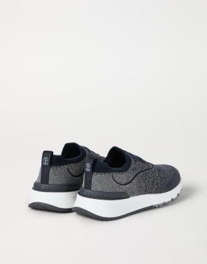 Knit runners Navy Blue Man - Brunello Cucinelli