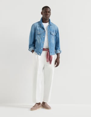 Calfskin penny loafers Buff Man - Brunello Cucinelli