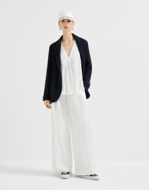 Satin top White Woman - Brunello Cucinelli
