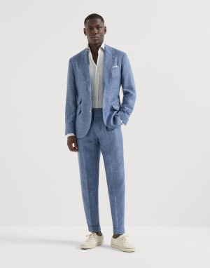 Chemise à col français Gris Perle Homme - Brunello Cucinelli