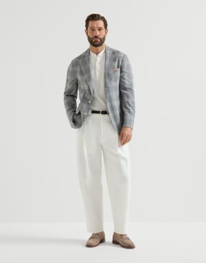 Suede loafers Taupe Smoke Man - Brunello Cucinelli