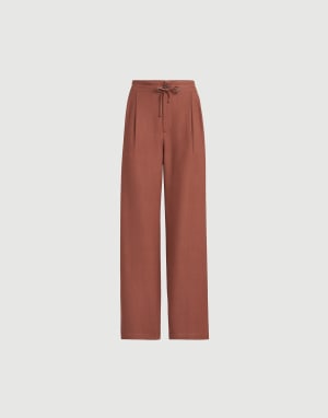 Tailored track trousers Firebrick Woman - Brunello Cucinelli