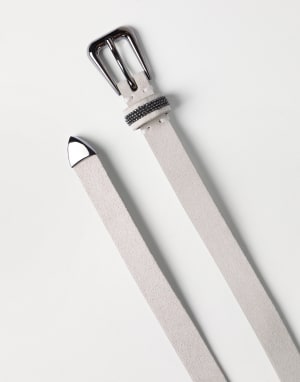 Suede belt Buff Woman - Brunello Cucinelli