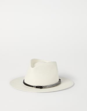 Straw fedora White Woman - Brunello Cucinelli
