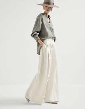 Maxi trousers Butter Woman - Brunello Cucinelli