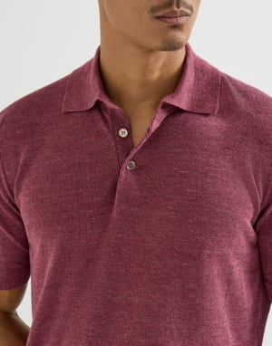 Polo-style sweater Coral Man - Brunello Cucinelli