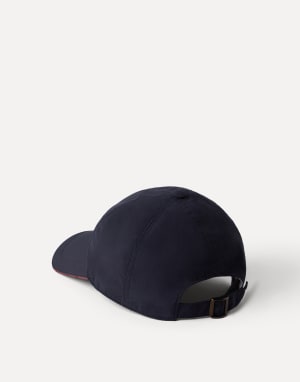 Baseball cap with embroidery Blue Man - Brunello Cucinelli