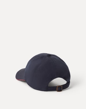 Baseball cap with logo Blue Man - Brunello Cucinelli