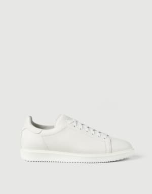 Grained calfskin sneakers White Man - Brunello Cucinelli