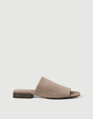 Suede mules Brown Woman - Brunello Cucinelli