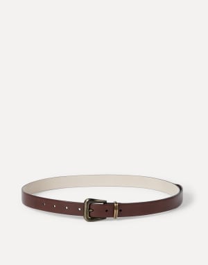 Vachetta belt with monili Brown Woman - Brunello Cucinelli