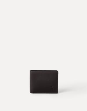 Calfskin wallet Rust Brown Man - Brunello Cucinelli