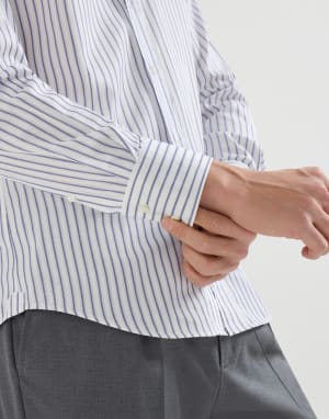 Chemise à col boutonné Blanc Homme - Brunello Cucinelli