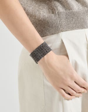 Silver bracelet Lignite Grey Woman - Brunello Cucinelli