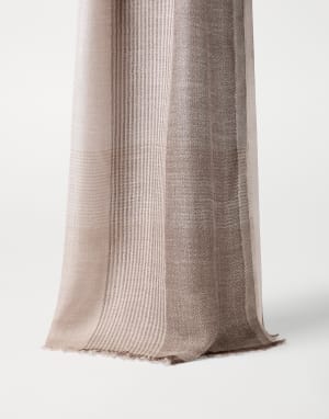 Linen and silk scarf Yuta Man - Brunello Cucinelli