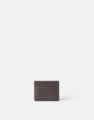 Porte-cartes en veau Marron Femme - Brunello Cucinelli