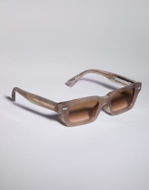 Marla acetate sunglasses Cashmere Beige Eyewear - Brunello Cucinelli