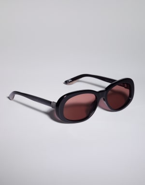 Claire frame with polarized lenses Black Eyewear - Brunello Cucinelli