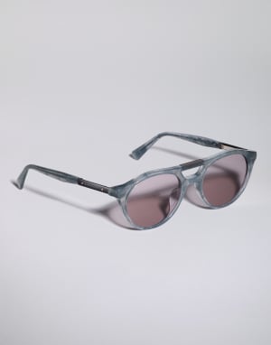 Acetate sunglasses Cashmere Grey Eyewear - Brunello Cucinelli