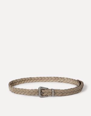 Braided belt Beige Woman - Brunello Cucinelli