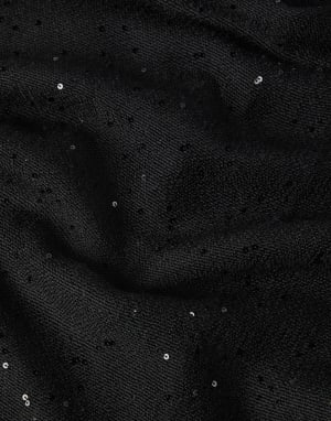 Bufanda de cachemir y seda Diamante Negro Mujer - Brunello Cucinelli