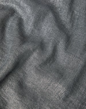 Bufanda Sparkling Antracita Mujer - Brunello Cucinelli