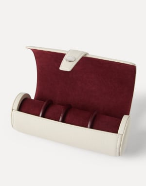 Calfskin watch case Chalk Man - Brunello Cucinelli