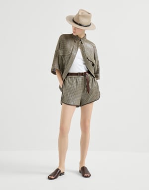 Ribbed jersey top White Woman - Brunello Cucinelli