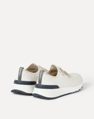 Cotton chiné knit runners Panama Man - Brunello Cucinelli