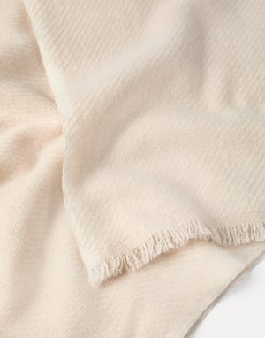 Schal aus Twill in Kaschmir Sand Herren - Brunello Cucinelli