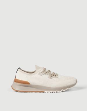 Cotton chiné knit runners Panama Man - Brunello Cucinelli