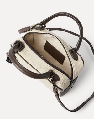 Petit sac Boston Explorer Corde Femme - Brunello Cucinelli