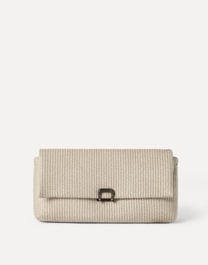 Sac Sartorial Clutch Pouch Beige Femme - Brunello Cucinelli