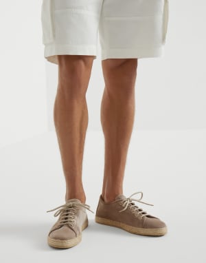 Reversed calfskin Derbies Beige Man - Brunello Cucinelli