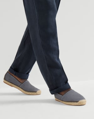 Calfskin espadrilles Denim Man - Brunello Cucinelli