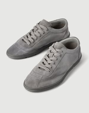 Suede sneakers Grey Man - Brunello Cucinelli