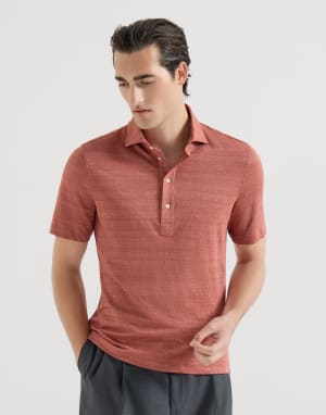 Poloshirt aus Jersey Krug Herren - Brunello Cucinelli