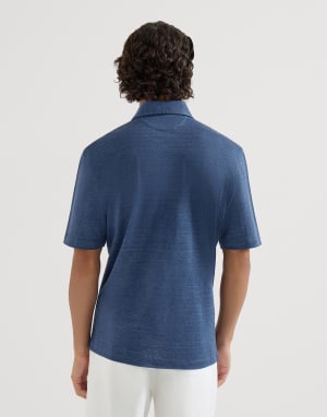 Polo de jersey Denim Hombre - Brunello Cucinelli