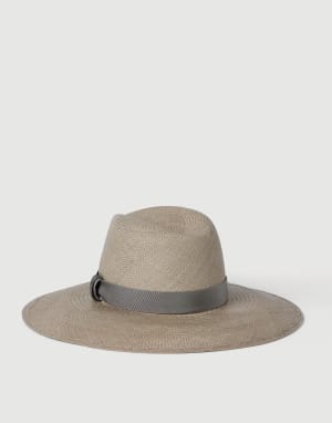 Straw fedora Brown Woman - Brunello Cucinelli