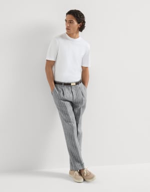 Twill trousers Medium Grey Man - Brunello Cucinelli