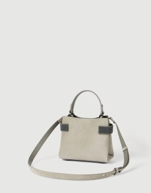 Essence 小号手挽包 卡其 女款 - Brunello Cucinelli