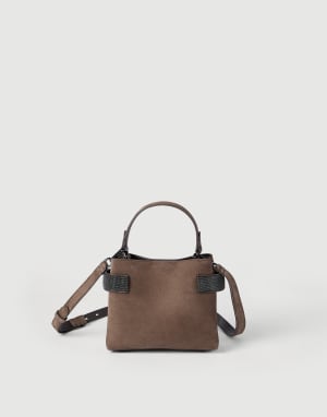 Small Top-Handle Essence bag Brown Woman - Brunello Cucinelli