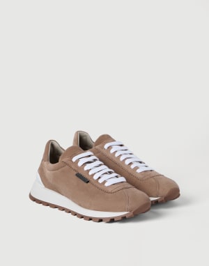 Suede runners Brown Woman - Brunello Cucinelli