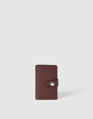 Calfskin wallet Brown Man - Brunello Cucinelli